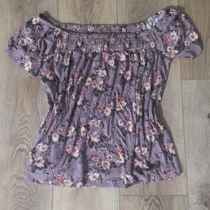 american eagle off the shoulder top